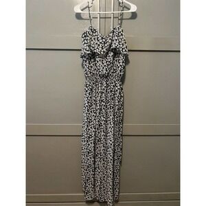 Heartsoul Womens Small Multi-Color Floral 100%‎ Polyester Pant Jumpsuit-Sz Small